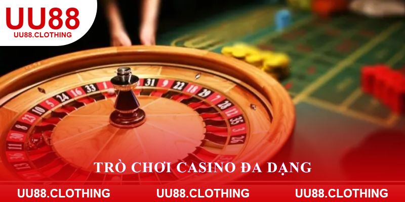 Trò chơi casino đa dạng